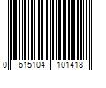 Barcode Image for UPC code 0615104101418