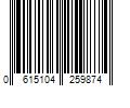 Barcode Image for UPC code 0615104259874