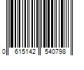 Barcode Image for UPC code 0615142540798