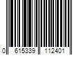 Barcode Image for UPC code 0615339112401