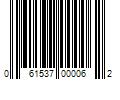 Barcode Image for UPC code 061537000062