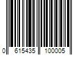 Barcode Image for UPC code 0615435100005