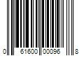 Barcode Image for UPC code 061600000968