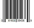 Barcode Image for UPC code 061608054369