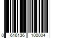 Barcode Image for UPC code 0616136100004