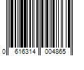 Barcode Image for UPC code 0616314004865