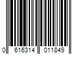 Barcode Image for UPC code 0616314011849