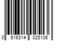 Barcode Image for UPC code 0616314025136