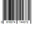 Barcode Image for UPC code 0616374144372