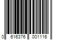 Barcode Image for UPC code 0616376001116