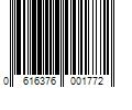 Barcode Image for UPC code 0616376001772