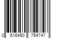 Barcode Image for UPC code 0616450754747