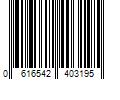 Barcode Image for UPC code 0616542403195