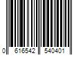 Barcode Image for UPC code 0616542540401