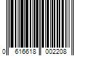 Barcode Image for UPC code 0616618002208