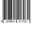 Barcode Image for UPC code 0616641417031