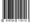 Barcode Image for UPC code 0616784119113