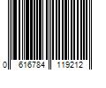 Barcode Image for UPC code 0616784119212