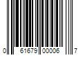 Barcode Image for UPC code 061679000067