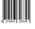 Barcode Image for UPC code 0616943326345