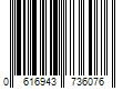 Barcode Image for UPC code 0616943736076