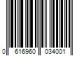 Barcode Image for UPC code 0616960034001