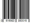 Barcode Image for UPC code 0616983850015