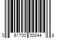 Barcode Image for UPC code 061700000448