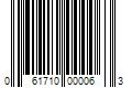 Barcode Image for UPC code 061710000063