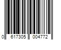 Barcode Image for UPC code 0617305004772