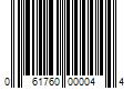 Barcode Image for UPC code 061760000044