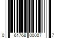 Barcode Image for UPC code 061768000077