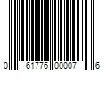 Barcode Image for UPC code 061776000076