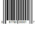 Barcode Image for UPC code 061780000017