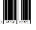 Barcode Image for UPC code 0617846231125