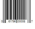 Barcode Image for UPC code 061796000087