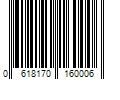 Barcode Image for UPC code 0618170160006