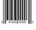 Barcode Image for UPC code 061843000060