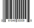 Barcode Image for UPC code 061849000095