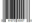 Barcode Image for UPC code 061873000078