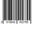 Barcode Image for UPC code 0618842402755