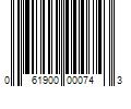 Barcode Image for UPC code 061900000743