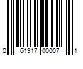 Barcode Image for UPC code 061917000071