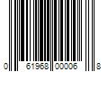 Barcode Image for UPC code 061968000068