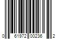 Barcode Image for UPC code 061972002362