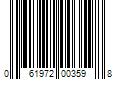 Barcode Image for UPC code 061972003598