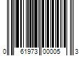 Barcode Image for UPC code 061973000053