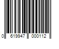 Barcode Image for UPC code 0619947000112