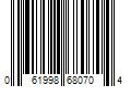 Barcode Image for UPC code 061998680704