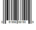 Barcode Image for UPC code 061998681909